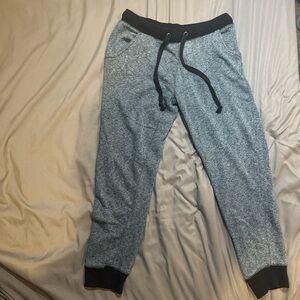 blue gray sweatpant joggers - idk size but fits like a small womens/mens